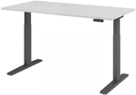 XMKA 16 G | Schreibtisch - Grau 160 x 80 elektrisch h&ouml;henverstellbar
