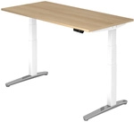 XBHM 16 WC | Schreibtisch - 160 x 80 Eiche elektrisch h&ouml;henverstellbar