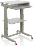 WORKSTATION | 60x50 - Stehschreibtisch Grau