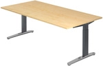 XTRA XB 2E GC | Schreibtisch - Ahorn 200 x 100 h&ouml;henverstellbar