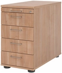 SIGNA SC50 BS - Standcontainer Nussbaum B&uuml;gelgriff Metall