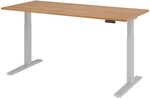 XMKA 19 S | Schreibtisch - 180 x 80 Nussbaum elektrisch h&ouml;henverstellbar