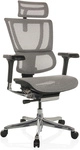 ERGOHUMAN SLIM GEN2 | Netz - Luxus Chefsessel Hellgrau