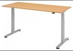 XMST 19 S | Schreibtisch 180 x 80 elektrisch h&ouml;henverstellbar Buche