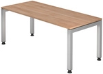 JAVA 19 S | Schreibtisch - 180 x 80 Nussbaum h&ouml;henverstellbar