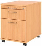 SIGNA AC20 BS - Rollcontainer Buche B&uuml;gelgriff Metall