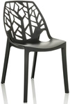 ARTIFO TRI - Outdoor Stuhl Schwarz