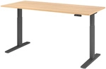 XMKA 19 G | Schreibtisch - 180 x 80 Eiche elektrisch h&ouml;henverstellbar