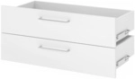 FlexWall | 1 OH | 2 Schubk&auml;sten - Wei&szlig;