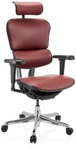 ERGOHUMAN ULTRA L GEN2 | Leder - Luxus Chefsessel Weinrot