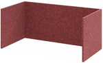 FlexWall | 1 OH | Einhausung - Bordeaux