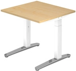 XTRA XB 8 WC | Schreibtisch - Ahorn 80 x 80 h&ouml;henverstellbar