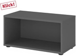 FlexWall | 1 OH | Korpus mit Stellf&uuml;&szlig;en - Graphit