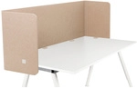 FLEXMIUT U | 160 cm - Tischtrennwand Beige