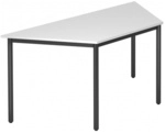 DORAN DRTR D - Wei&szlig; 160 x 69 mit Rund-Rohr/Schwarz