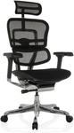 ERGOHUMAN GEN2 | Netzstoff / Stoff - Luxus Chefsessel Schwarz