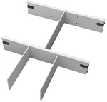 ACTR | Trennstege - Rollcontainer Grau