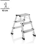 SOLID IV | 3 Stufen - Klappleiter Aluminium