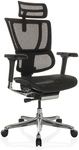 ERGOHUMAN SLIM GEN2 | Netz - Luxus Chefsessel Schwarz