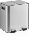 Clean 10 | 2 x 15L - M&uuml;lleimer Silber