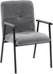 Lifea Flex | Stoff - Polsterstuhl Grau