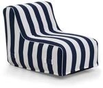 Sitzolo Air - Luftsofa Blau/Wei&szlig;