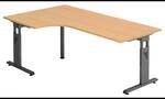 MEGA 82 G | Schreibtisch Buche/Graphit