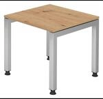 JAVA 8 S | Schreibtisch 80 x 80 h&ouml;henverstellbar Asteiche