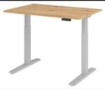 XMKA 12 S | Schreibtisch 120 x 80 elektrisch h&ouml;henverstellbar Asteiche