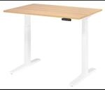 XMKA 12 W | Schreibtisch 120 x 80 elektrisch h&ouml;henverstellbar Eiche