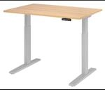 XMKA 12 S | Schreibtisch 120 x 80 elektrisch h&ouml;henverstellbar Eiche