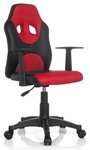 KID GAME AL - Kinderdrehstuhl Schwarz / Rot
