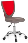 KIDDY COMFORT - Kinderdrehstuhl Grau / Rot