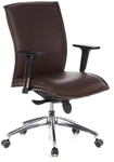 MURANO 10 - Luxus Chefsessel Dunkelbraun