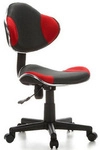KIDDY GTI-2 - Kinderdrehstuhl Grau / Rot