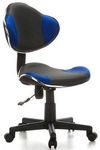 KIDDY GTI-2 - Kinderdrehstuhl Grau / Blau