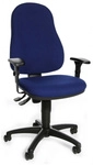 CALIFORNIA 60 - Home Office B&uuml;rostuhl Blau Stoff