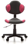 KIDDY GTI-2 - Kinderdrehstuhl Grau / Pink
