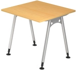 ATOS 8 S | Schreibtisch - Buche 80 x 80 h&ouml;henverstellbar