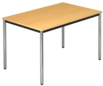 DORAN DR12 C - Buche 120 x 80 mit Rund-Rohr/Chrom