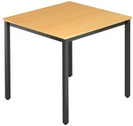 DORAN DQ08 D - Buche 80 x 80 mit Vierkant-Rohr/Schwarz