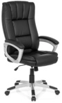 RELAX CL150 - Home Office B&uuml;rostuhl Schwarz Buerostuhl24 Kunstleder