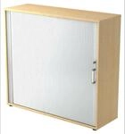 BETA R 1733S | Rollladenschrank | 3 OH Chromgriff Metall Ahorn