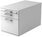 SIGNA TC20 CE - Rollcontainer Wei&szlig; Chromgriff Metall