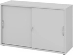 BETA S 1752S | Schiebet&uuml;renschrank | 2 OH Bogengriff Metall Grau