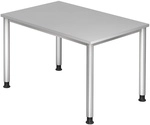 HILO 12 S | Schreibtisch - Grau 120 x 80 h&ouml;henverstellbar