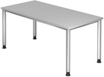 HILO 16 S | Schreibtisch - Grau 160 x 80 h&ouml;henverstellbar