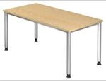HILO 16 S | Schreibtisch 160 x 80 h&ouml;henverstellbar Ahorn