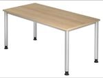 HILO 16 S | Schreibtisch 160 x 80 h&ouml;henverstellbar Eiche
