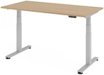 XDSM 16 S | Schreibtisch 160 x 80 elektrisch h&ouml;henverstellbar Eiche